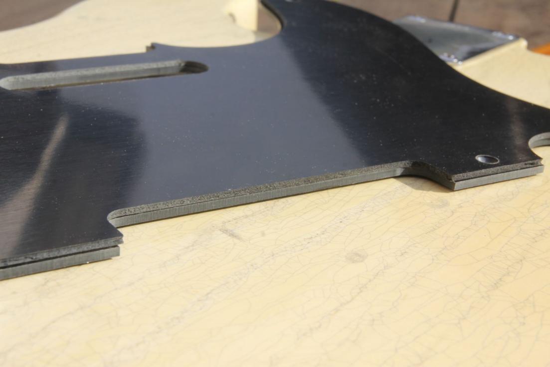 Our Guard (Top) Punched compare the CNC (Bottom)