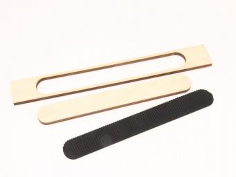 58' V Template incl. Precutted Rubber