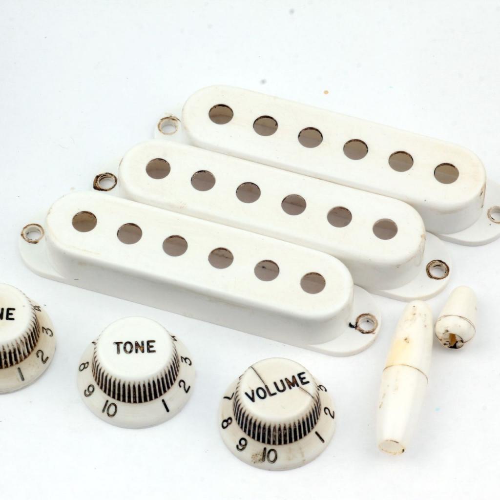 Aged Plastic Parts for Fender Guitars